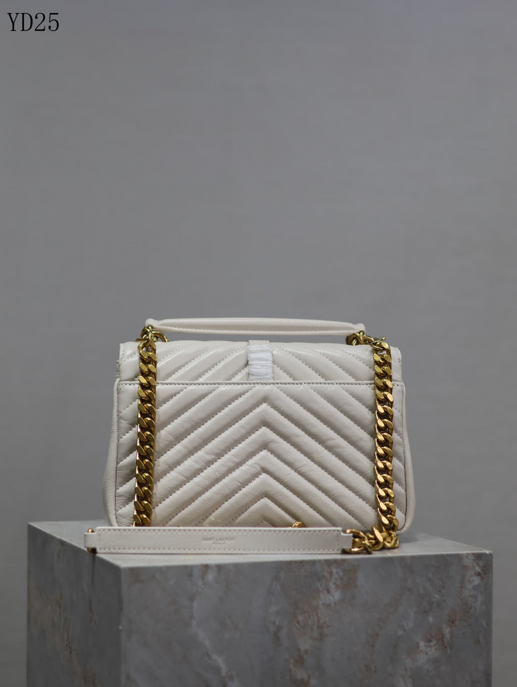 Quilted Leather Collage Bag