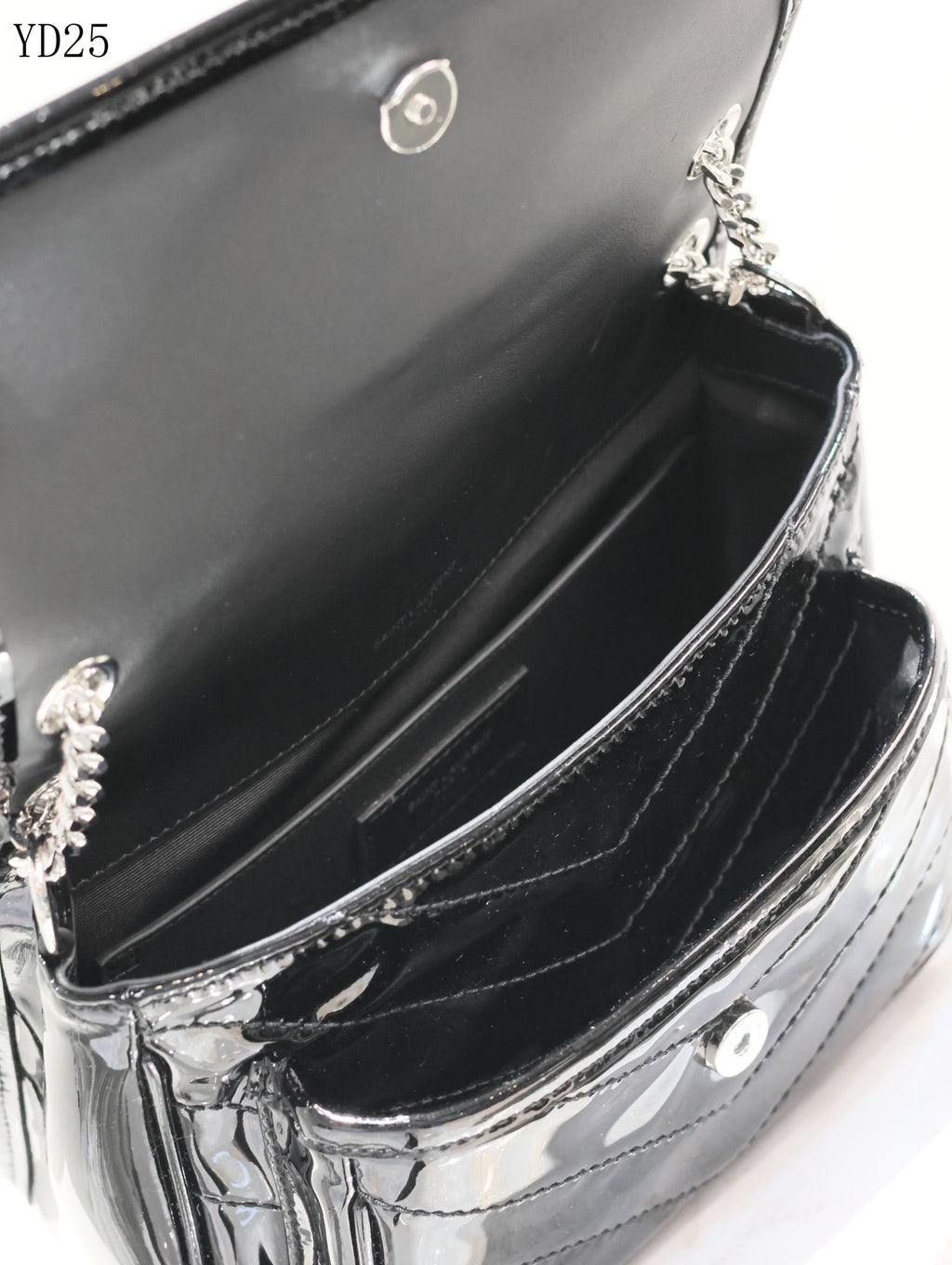 Niki Medium Patent Leather Shoulder Bag
