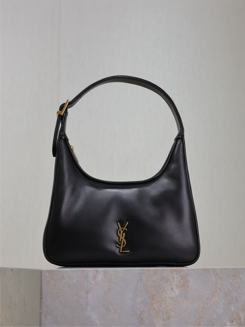 Black Leather Shoulder Bag