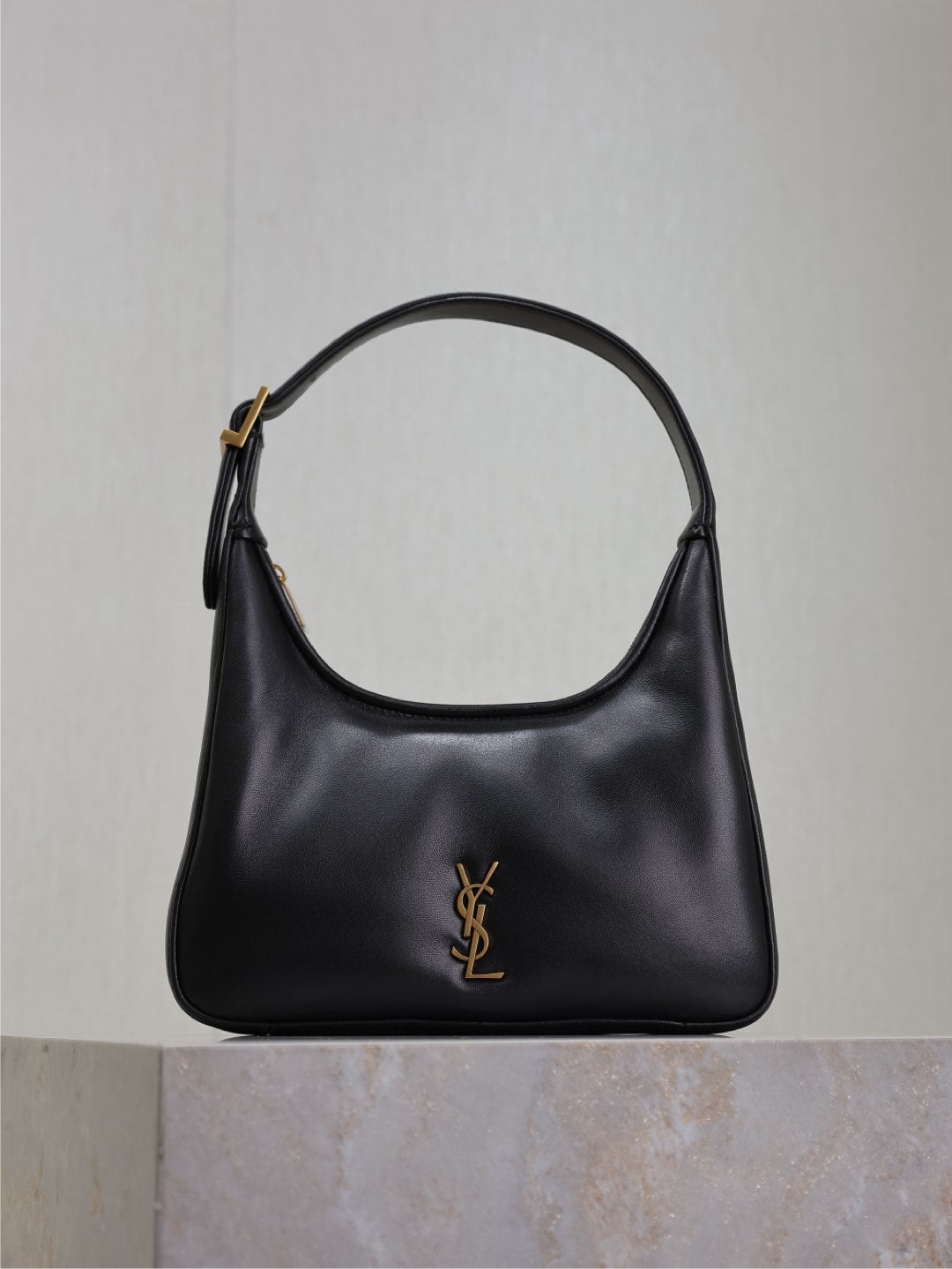 Black Leather Shoulder Bag