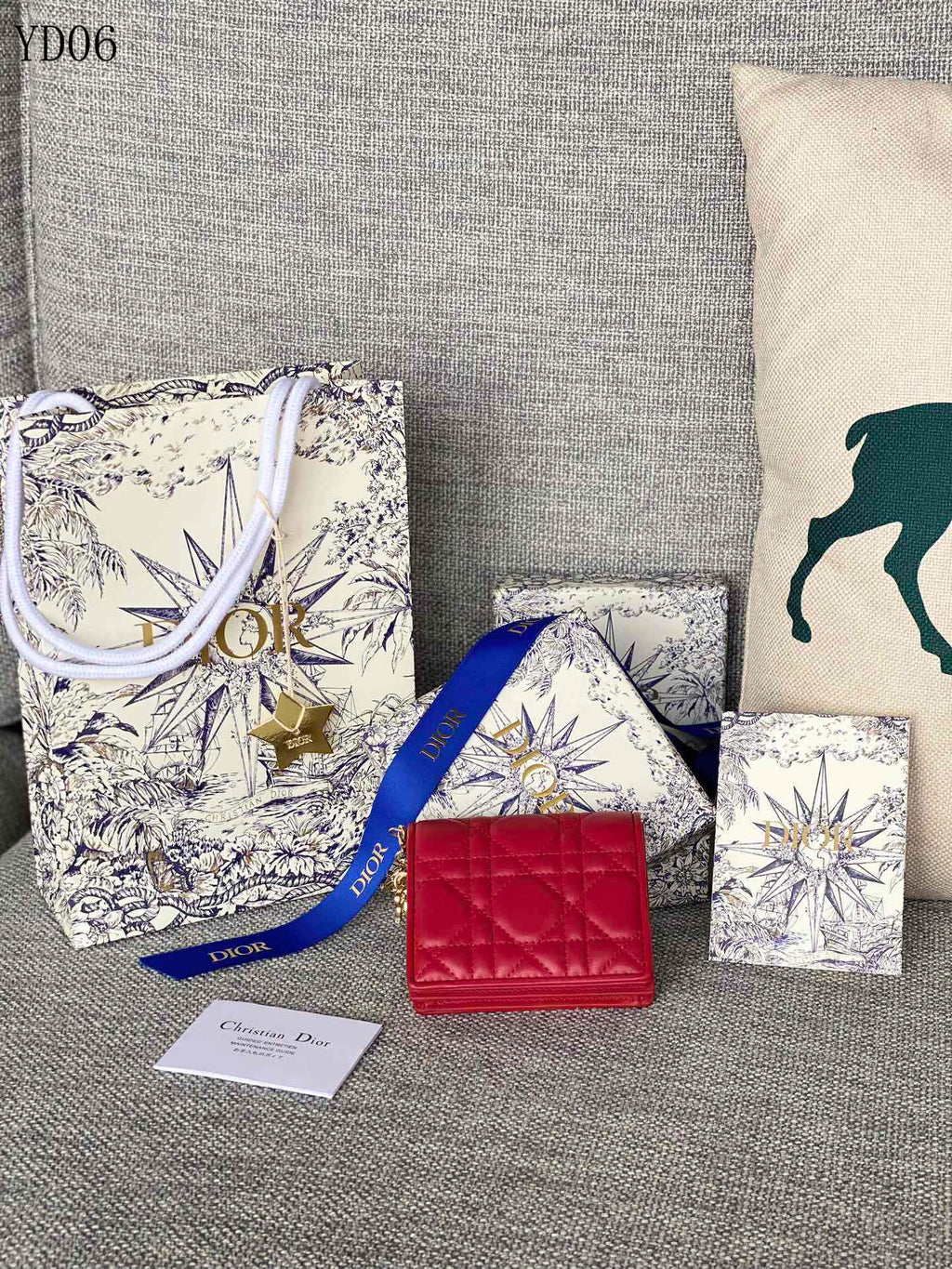 Quilted Leather Wallet