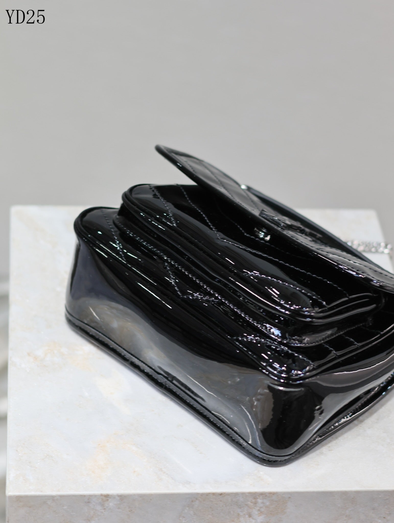 Niki Medium Patent Leather Shoulder Bag