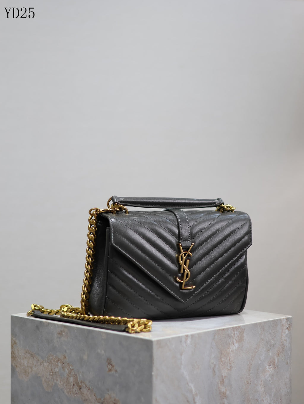 Quilted Leather Collage Bag