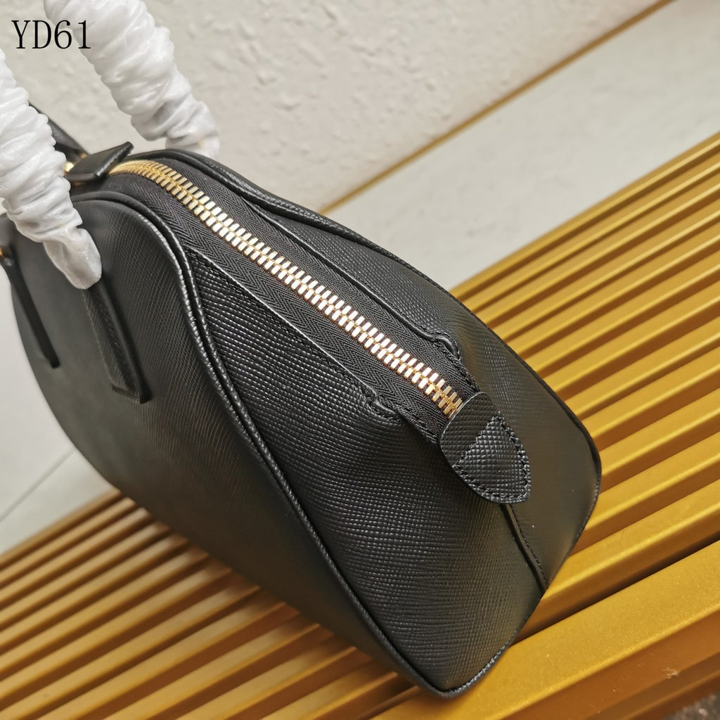 Saffiano Leather Top Handle Bag 32cm