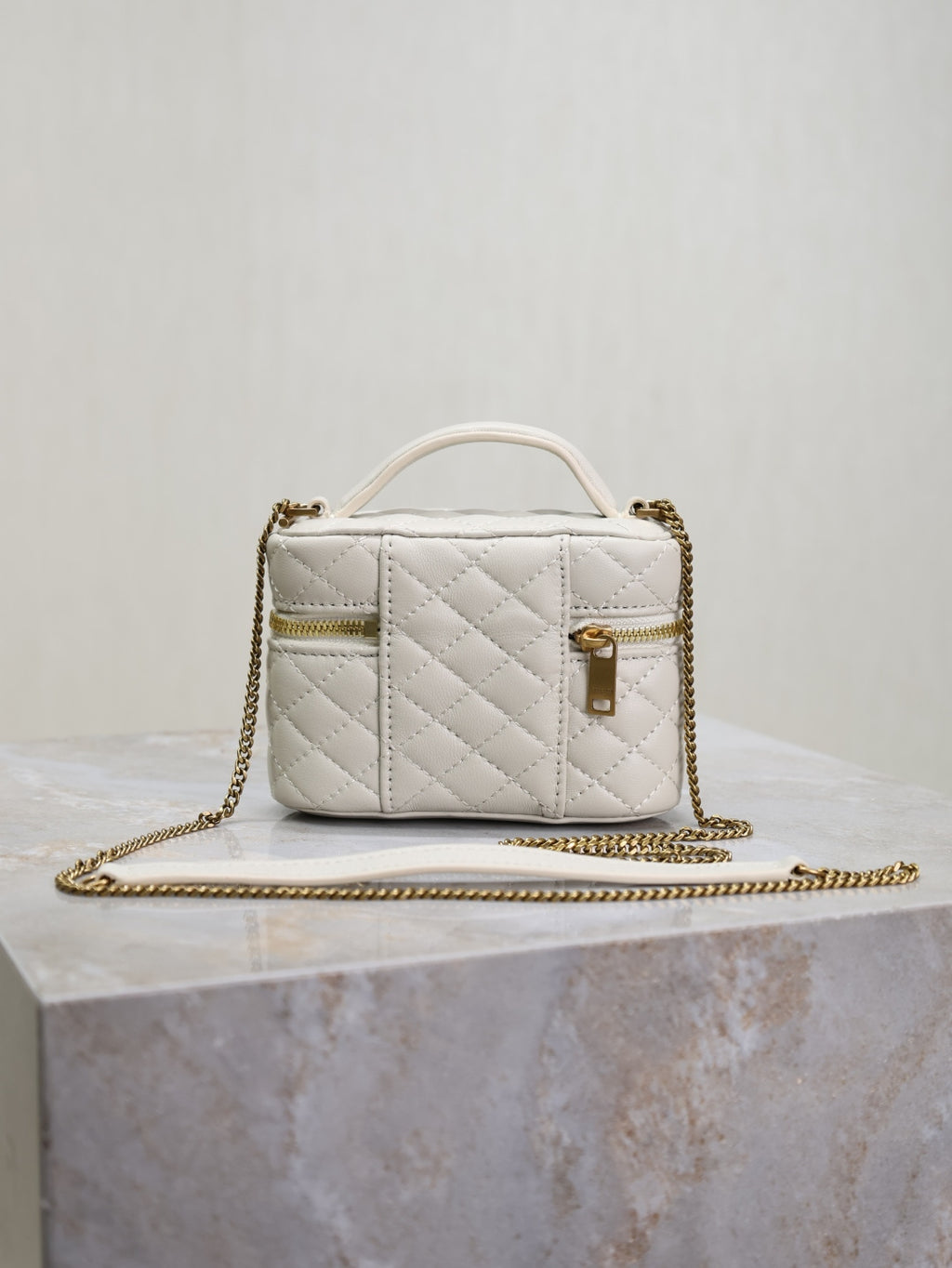 Vanity Quilted Leather Bag