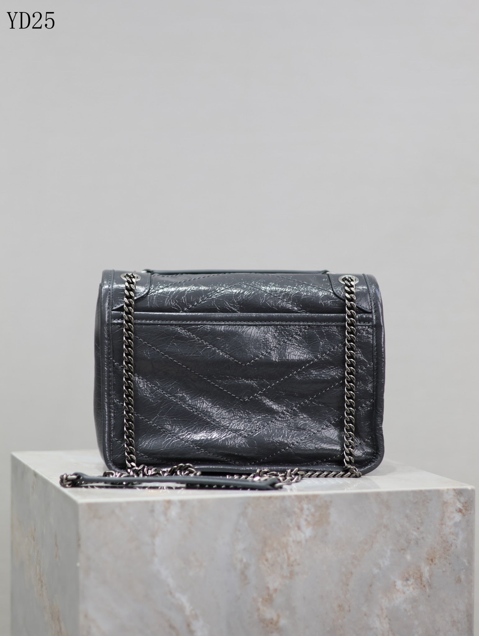 Niki Medium Patent Leather Shoulder Bag