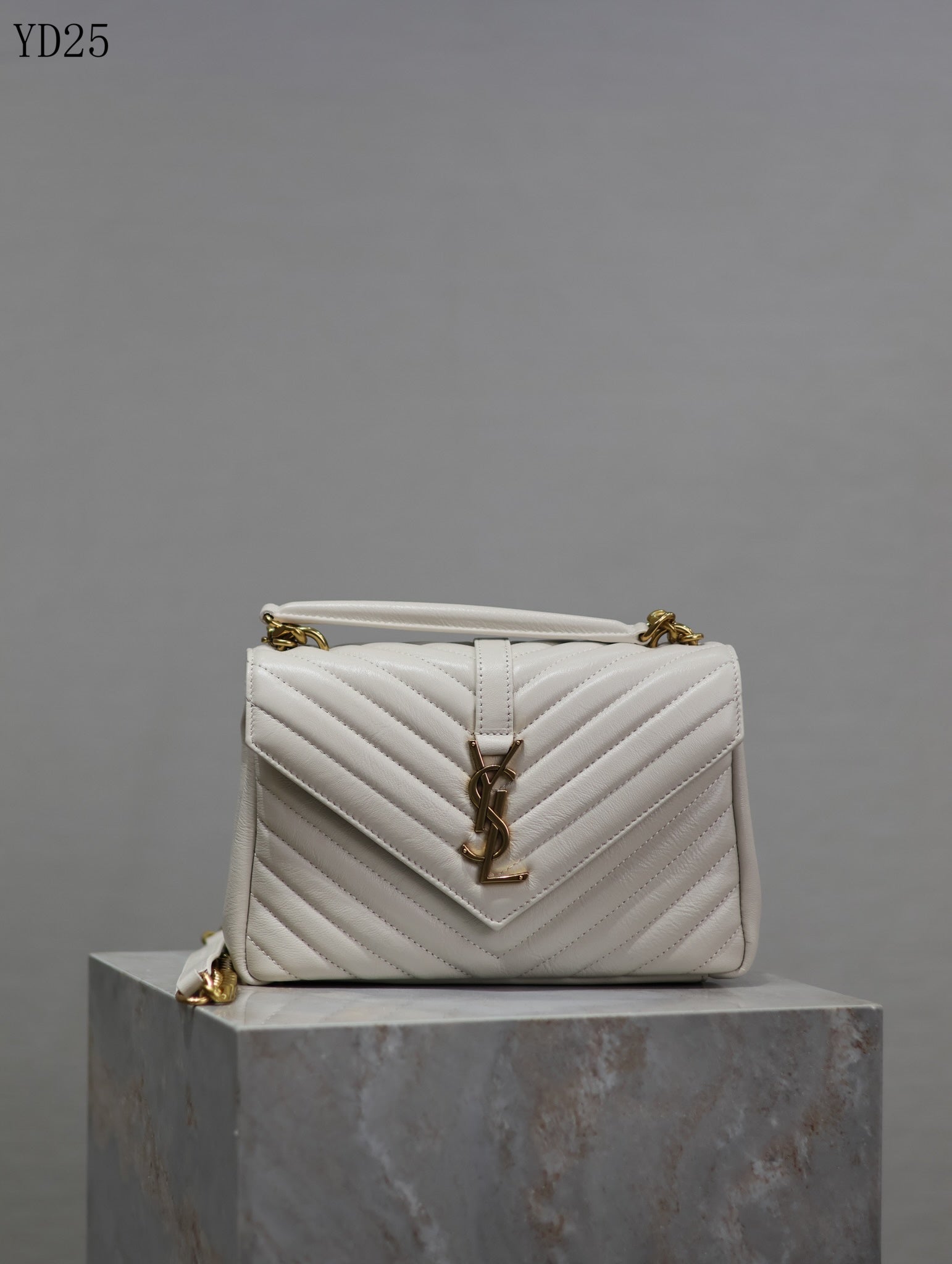 Quilted Leather Collage Bag