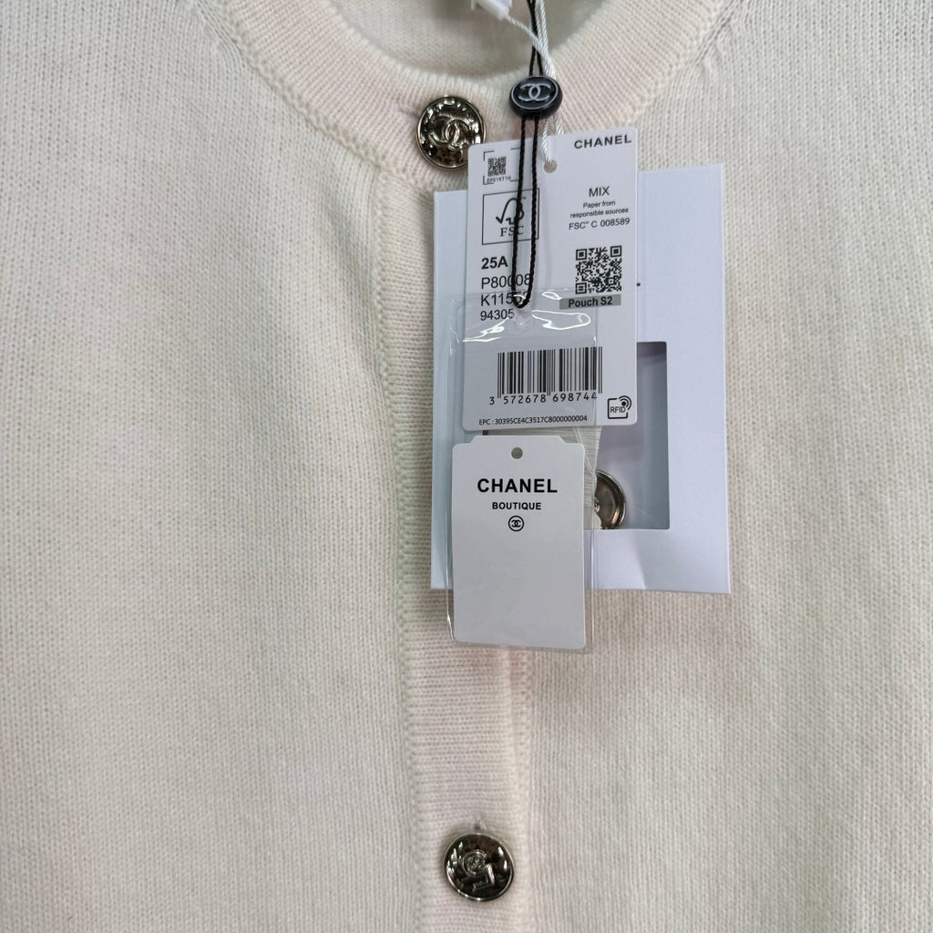 Buttoned Knit Cardigan