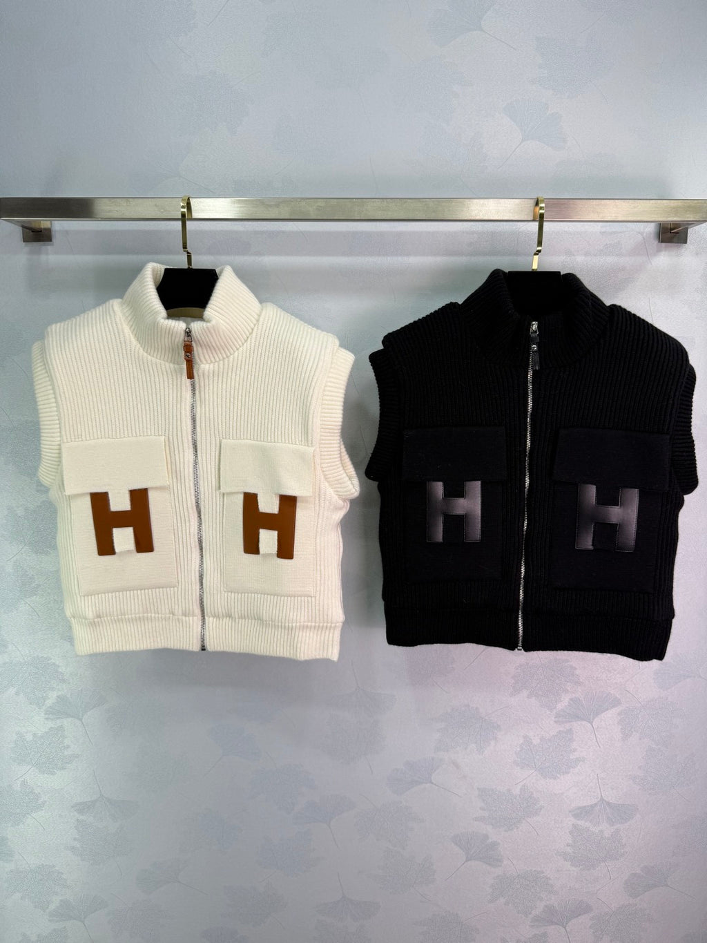 Knit Zip Vest – Iconic H Edition