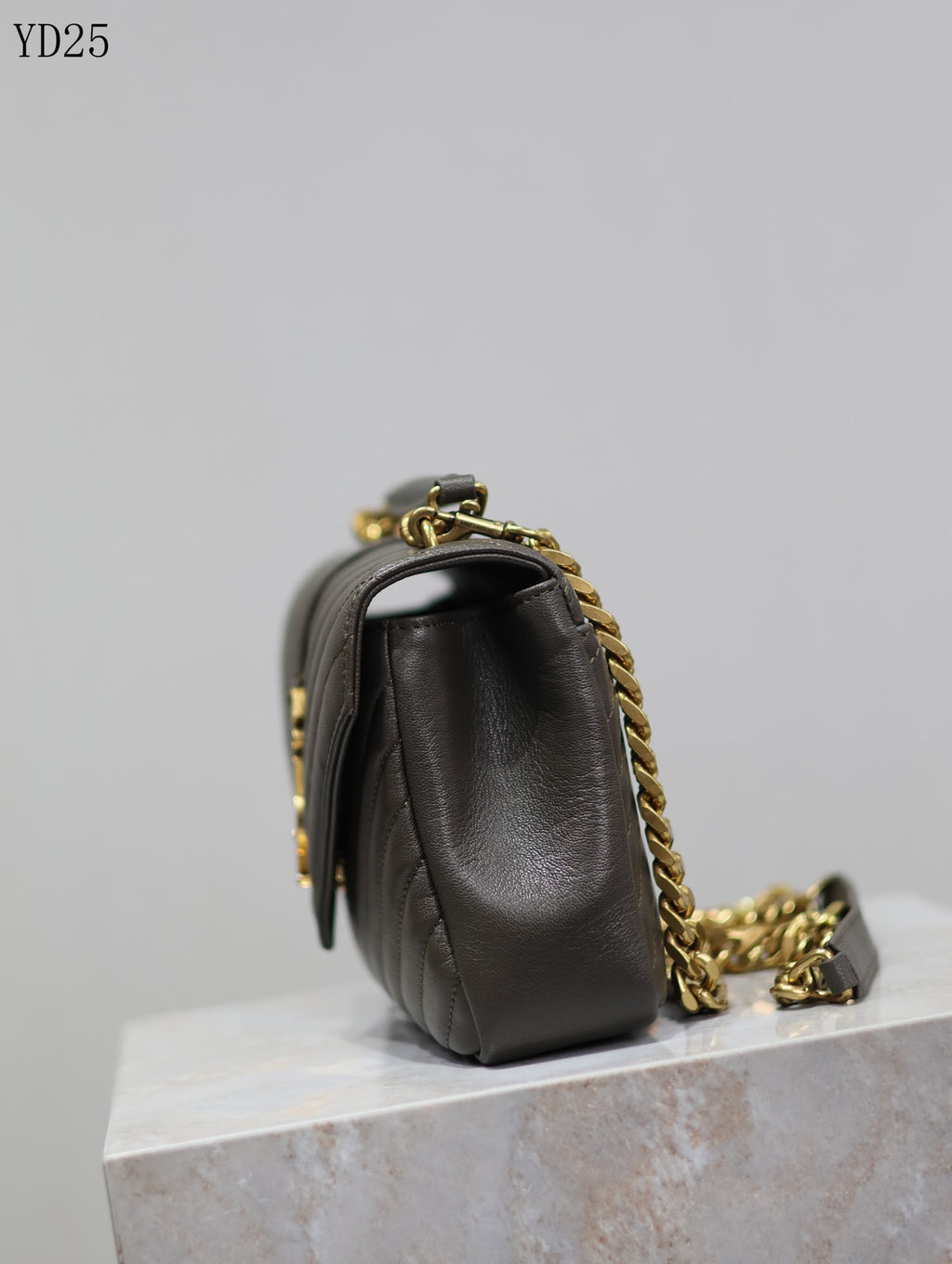 Quilted Leather Collage Bag