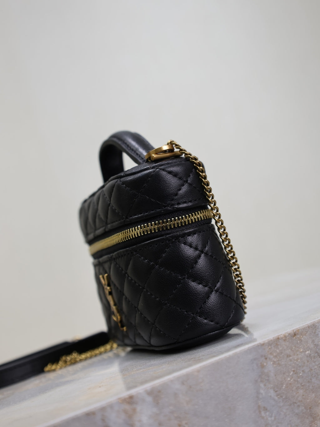 Vanity Quilted Leather Bag
