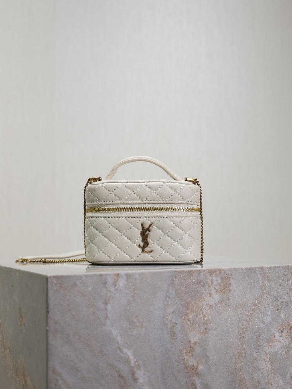 Vanity Quilted Leather Bag