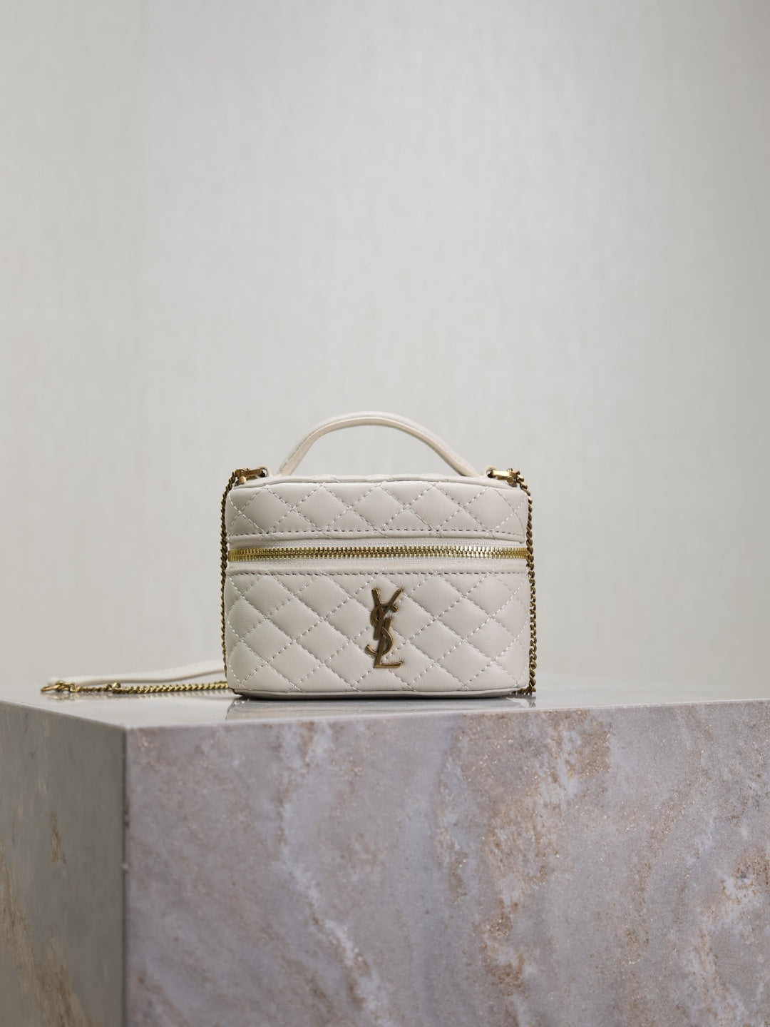Vanity Quilted Leather Bag