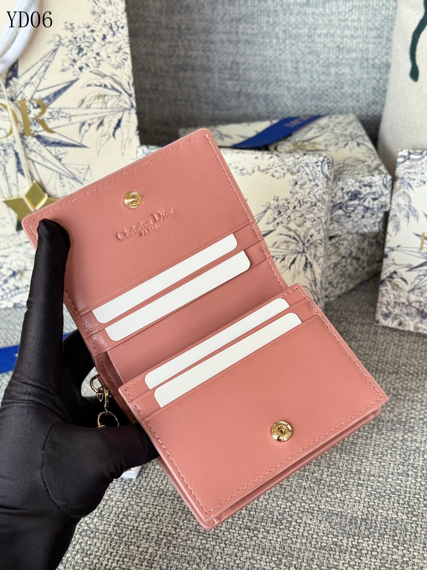 Quilted Leather Wallet