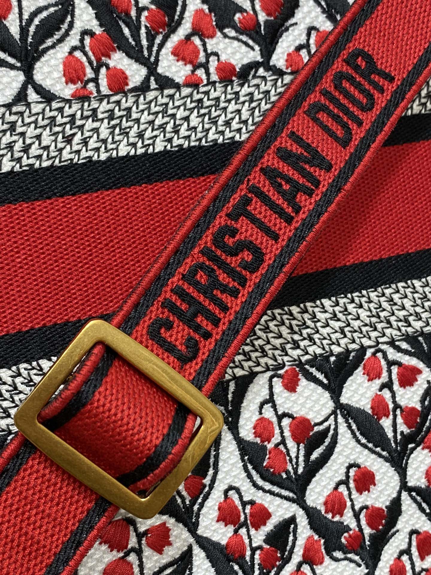 Canvas Mini Tote Bag with Leather Trim