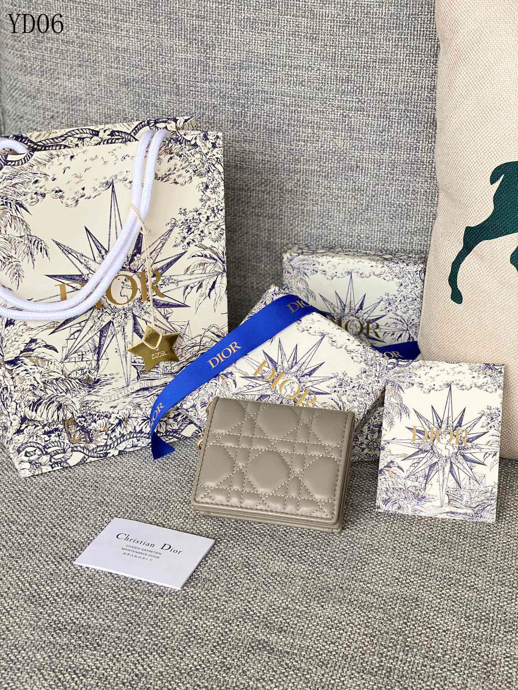 Quilted Leather Wallet