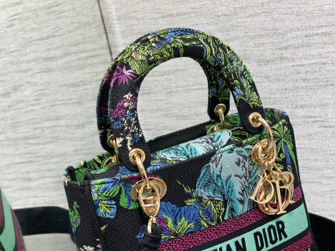 Embroidered Canvas Tote Bag