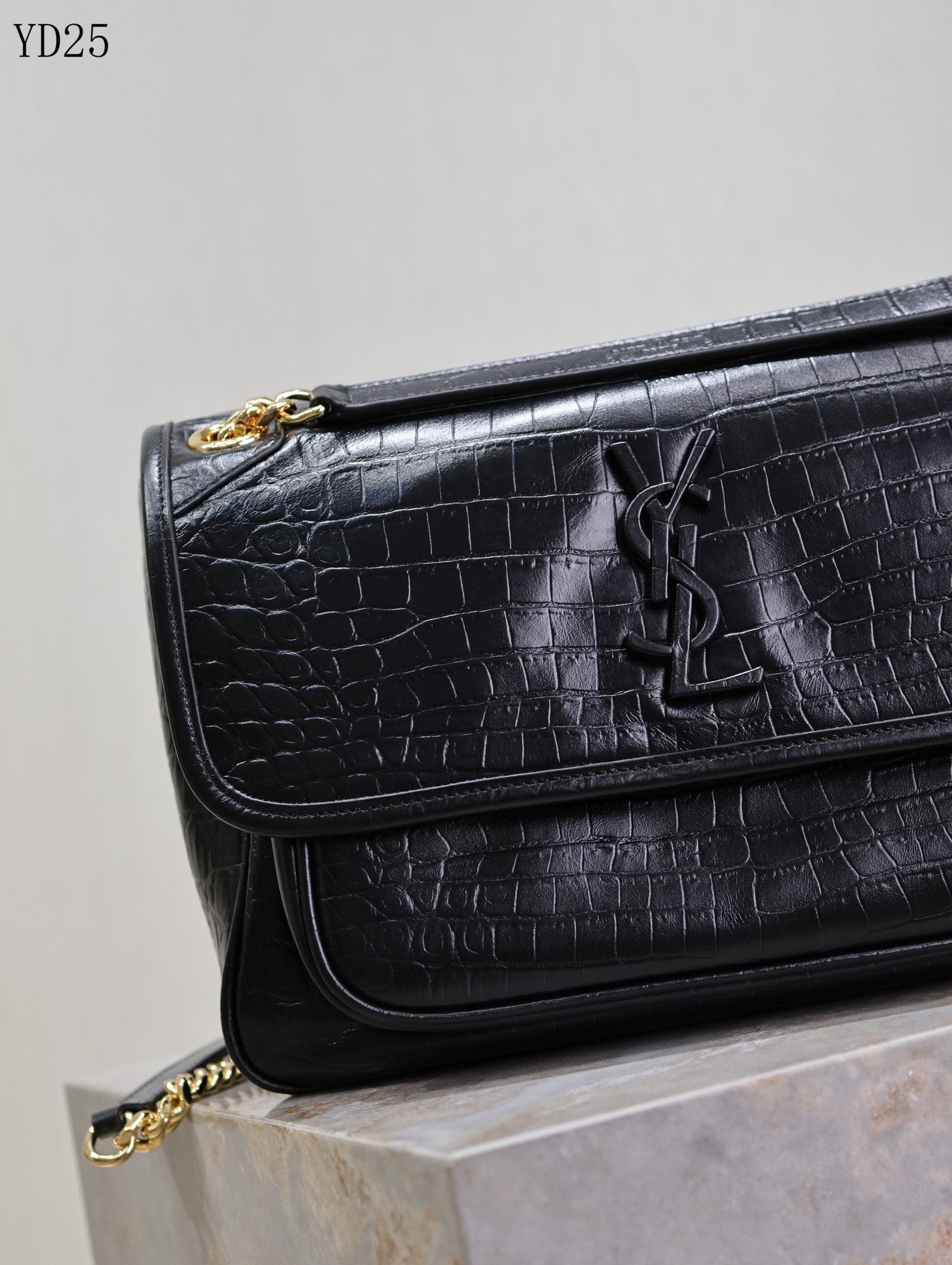 Niki Crocodile Leather Bag