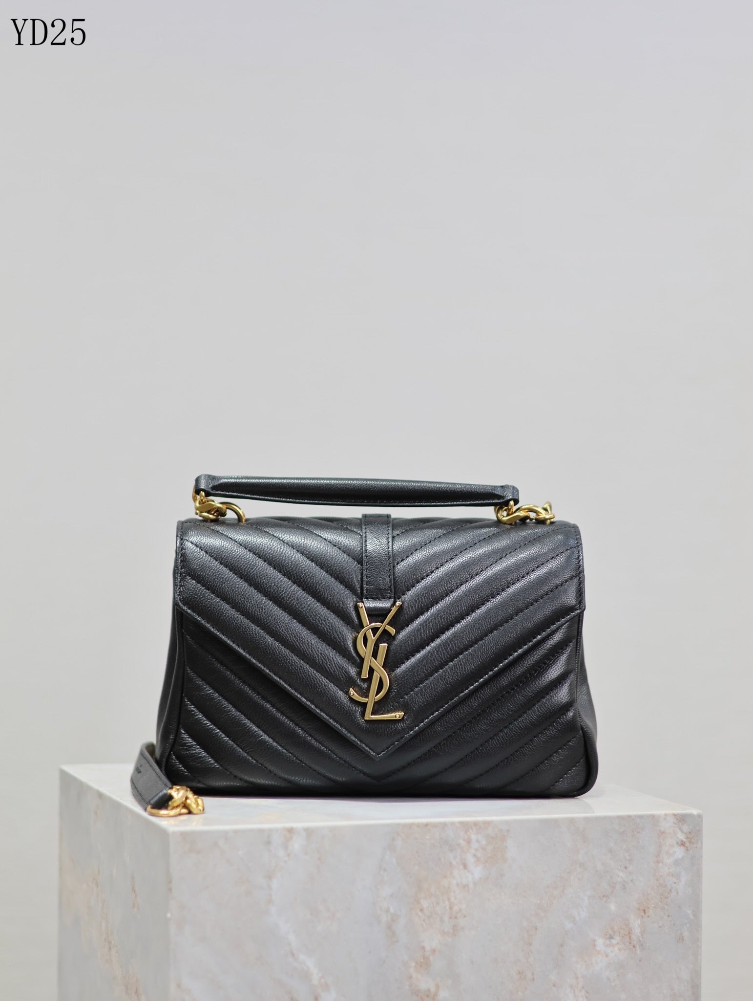 Quilted Leather Collage Bag