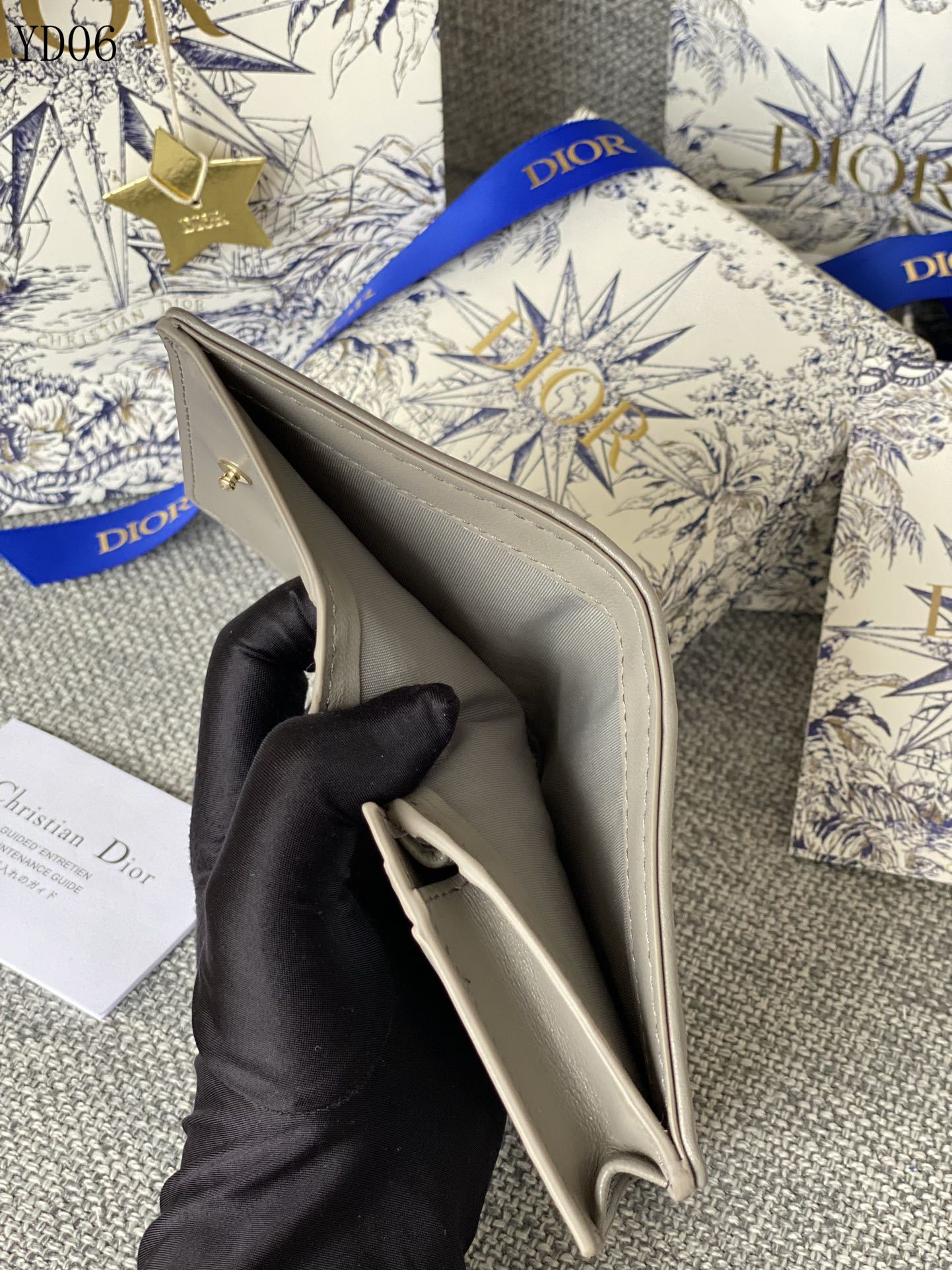 Quilted Leather Wallet