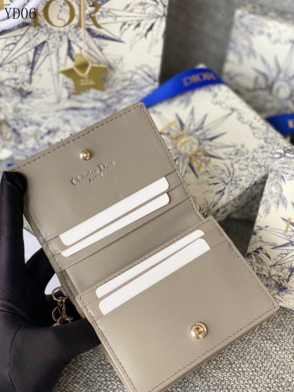 Quilted Leather Wallet