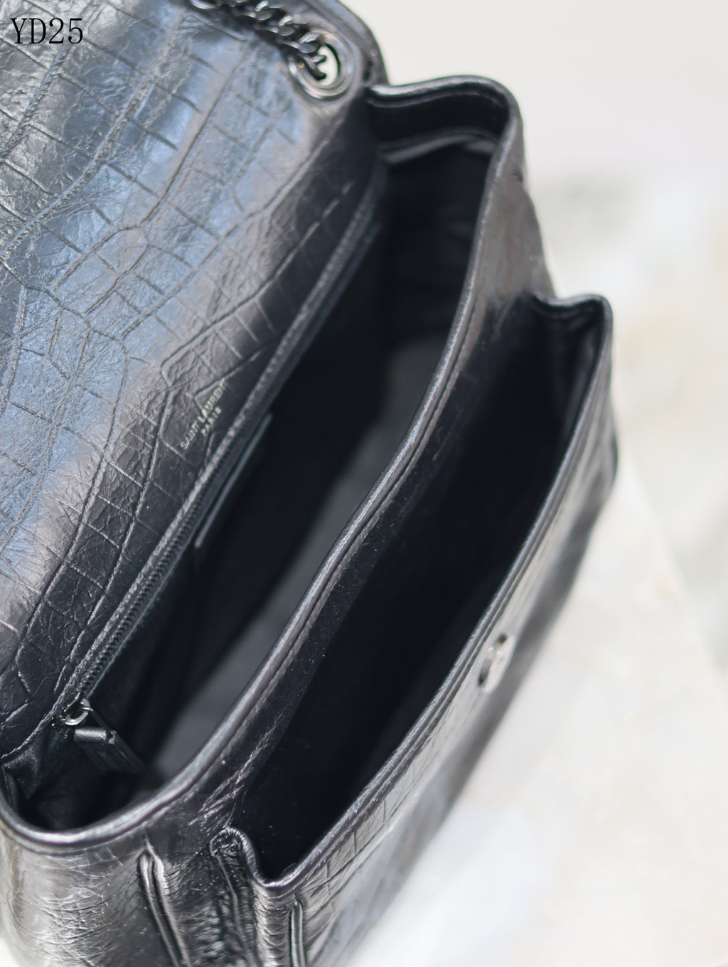 Niki Crocodile Leather Bag