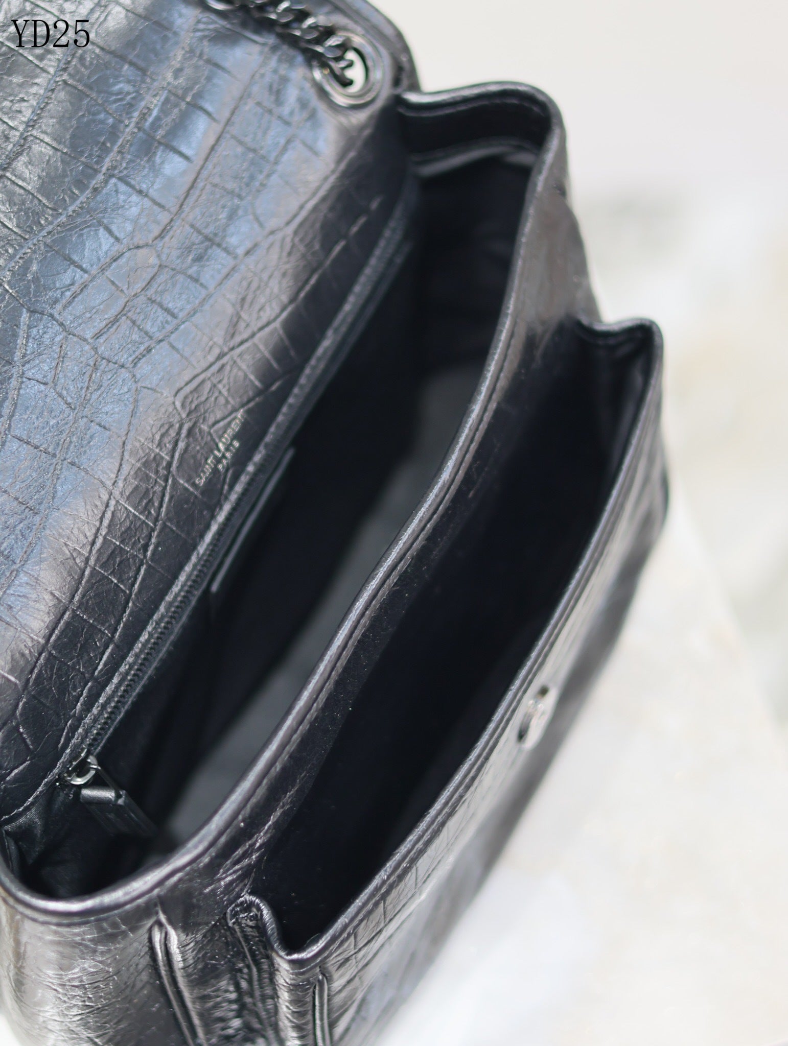 Niki Crocodile Leather Bag