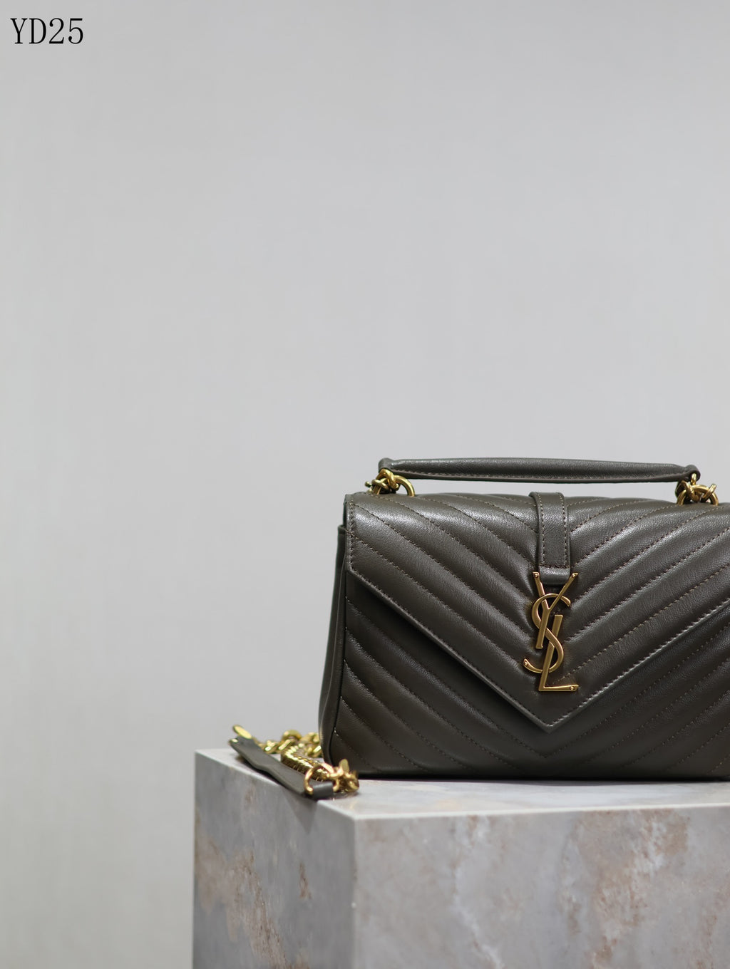 Quilted Leather Collage Bag