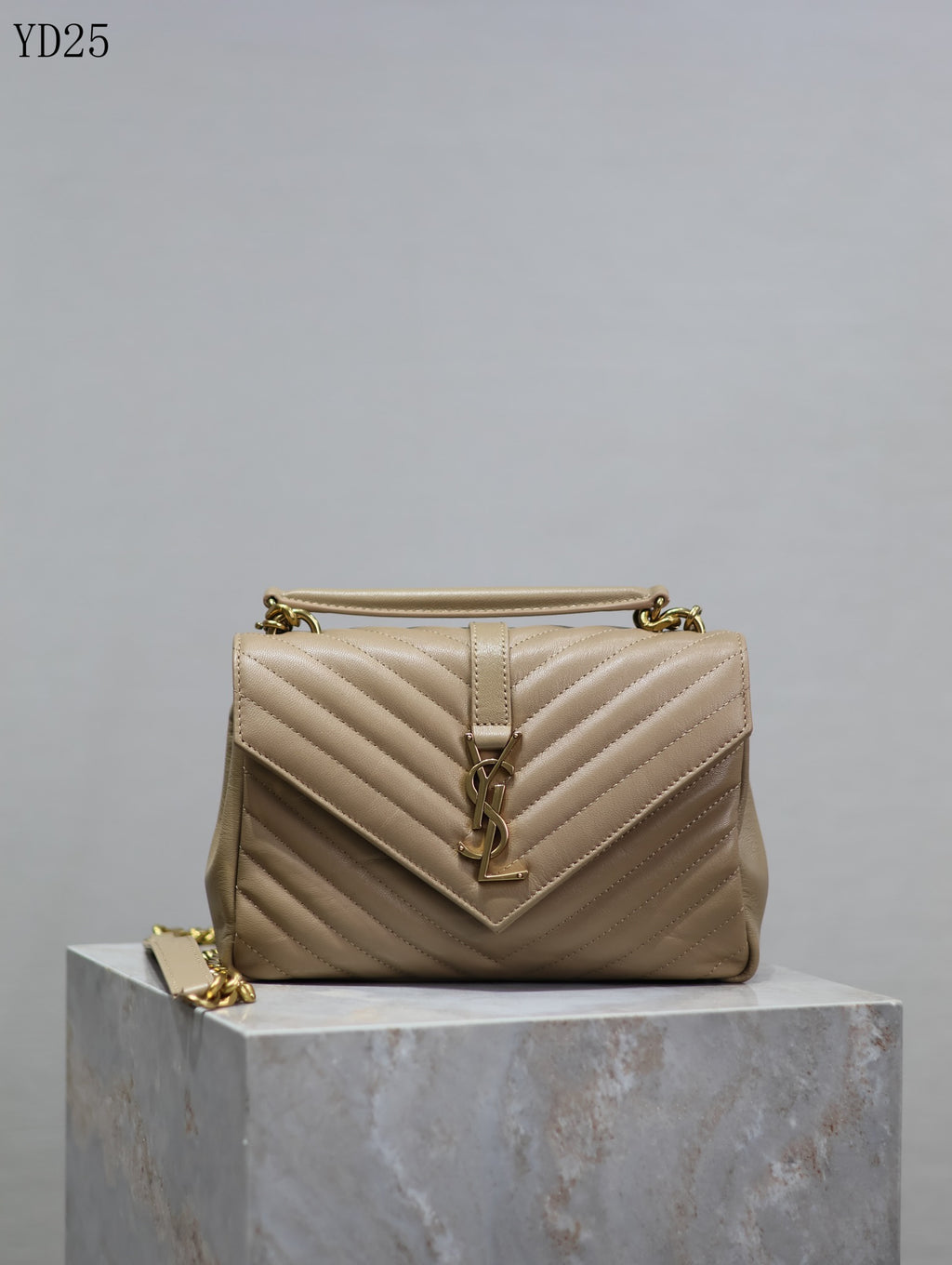 Quilted Leather Collage Bag