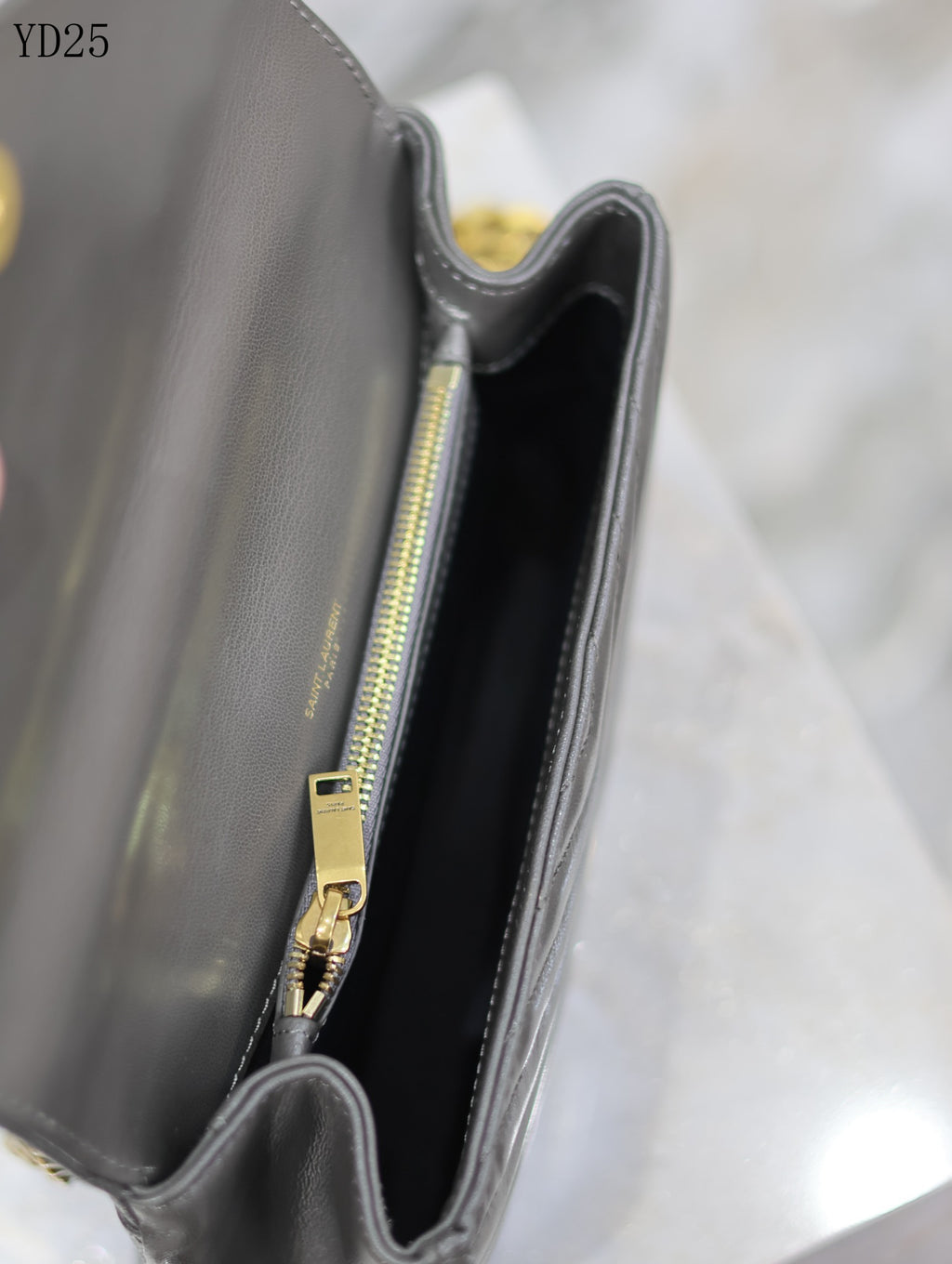 Quilted Leather Collage Bag