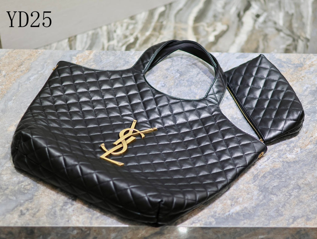 Quilted Oversized Tote Bag