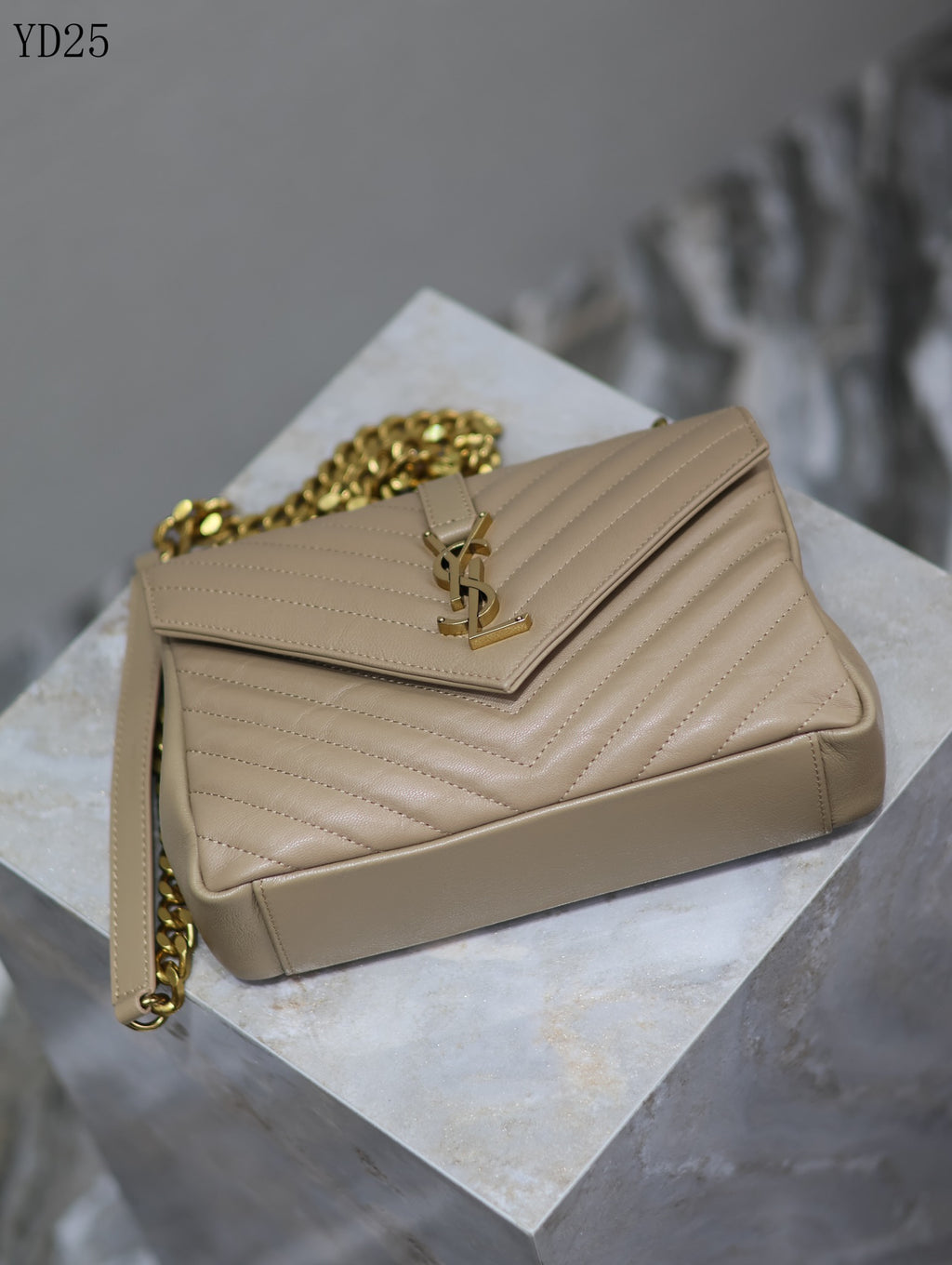 Quilted Leather Collage Bag