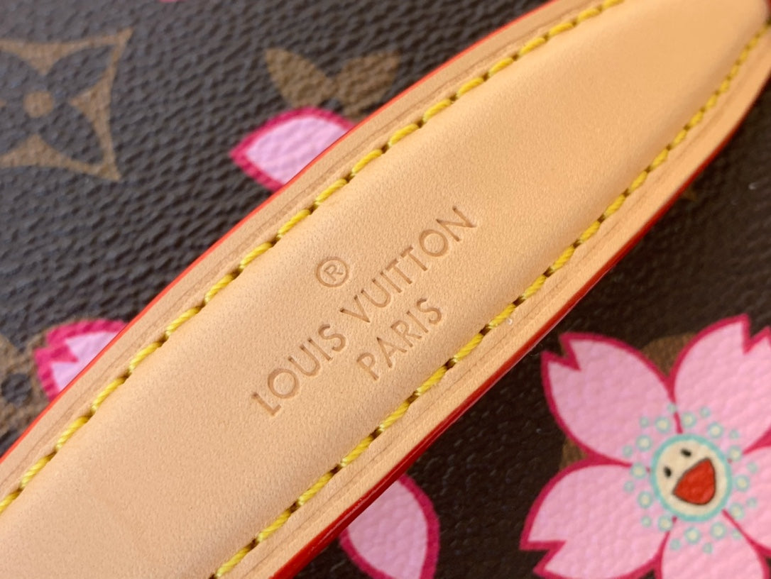 Nice Vanity Case - Cherry Blossom Monogram Bag