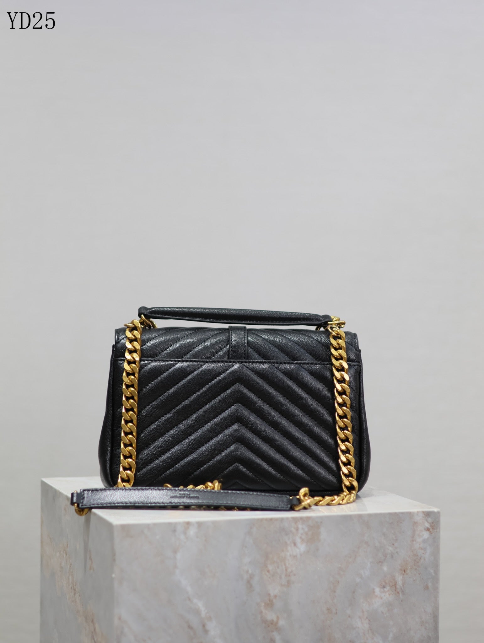 Quilted Leather Collage Bag