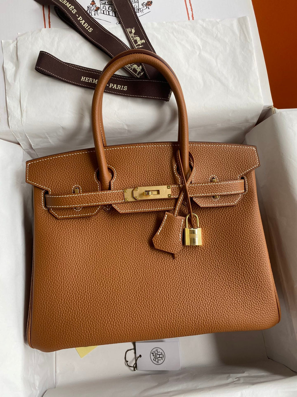 hermes birkin 30 togo leather - gold hardware