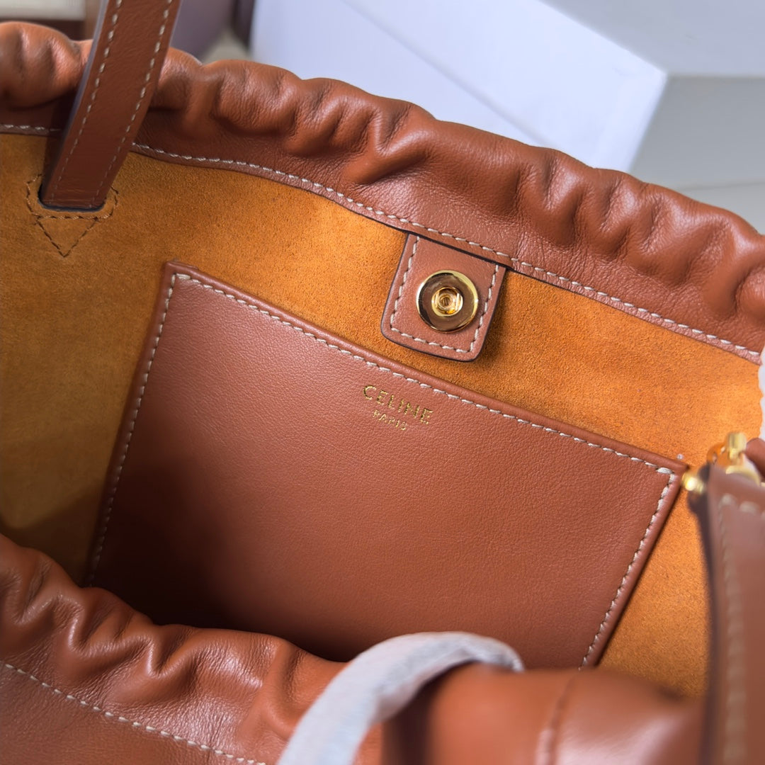 Small Cabas Drawstring Tote Bag