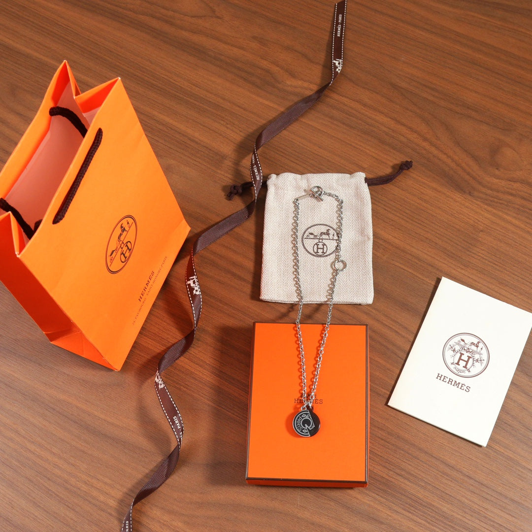 Carrousel Pendant Necklace with Bullhorn OT Clasp