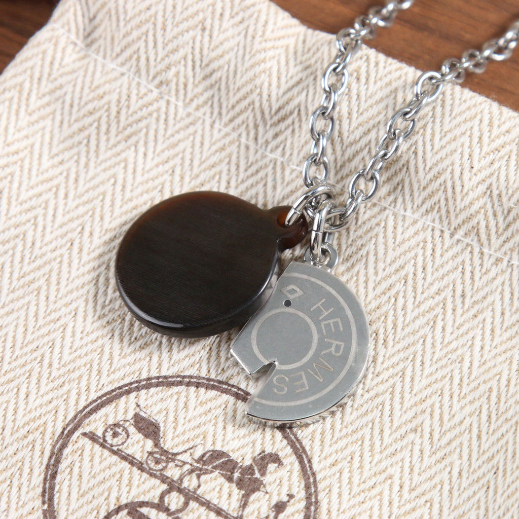 Carrousel Pendant Necklace with Bullhorn OT Clasp