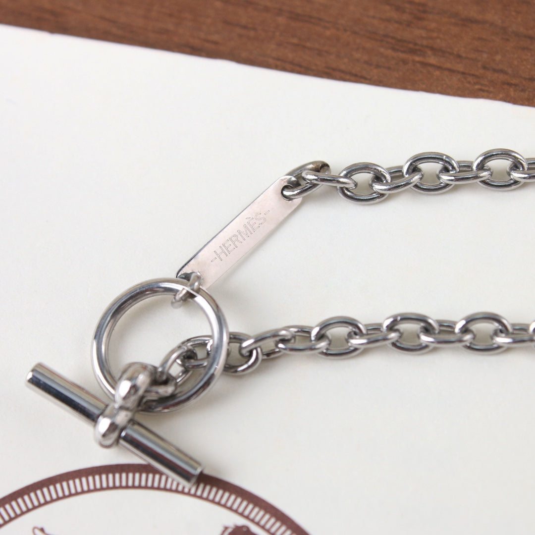 Carrousel Pendant Necklace with Bullhorn OT Clasp