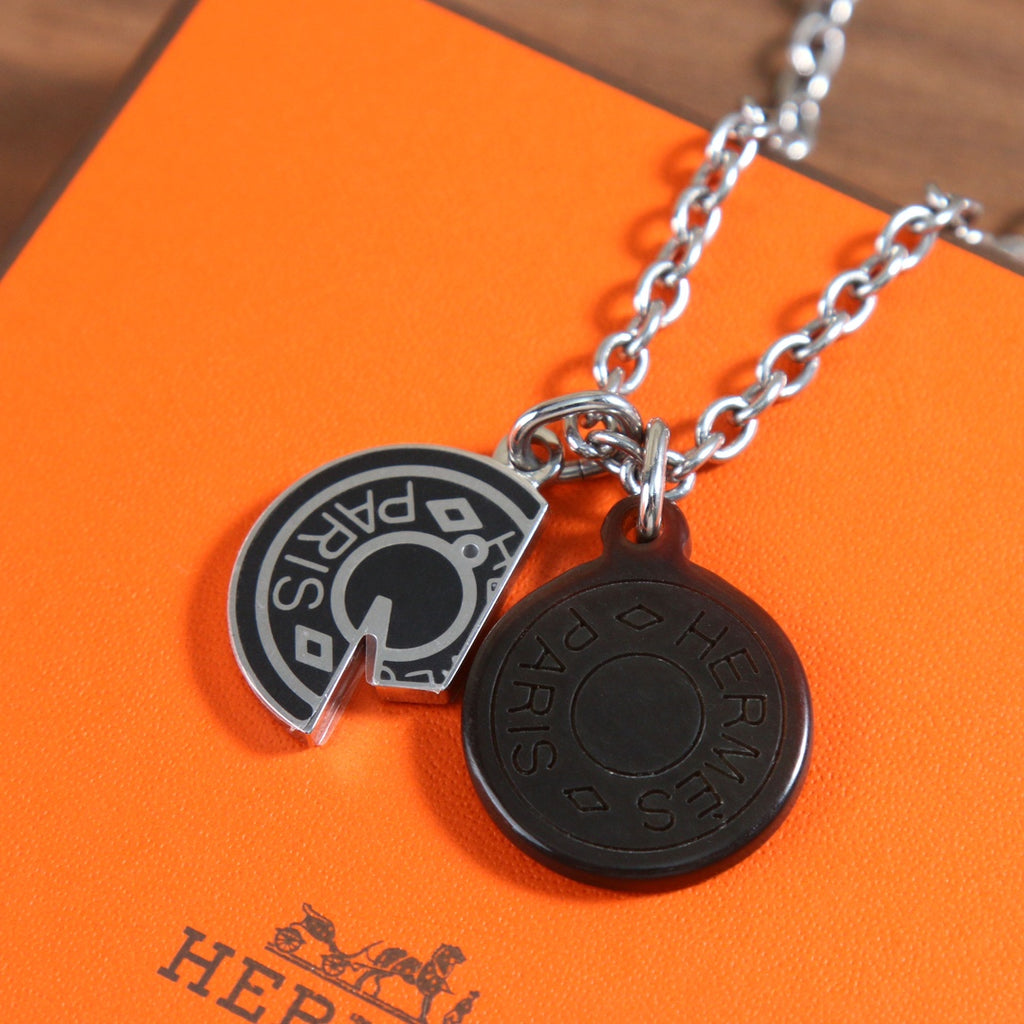 Carrousel Pendant Necklace with Bullhorn OT Clasp