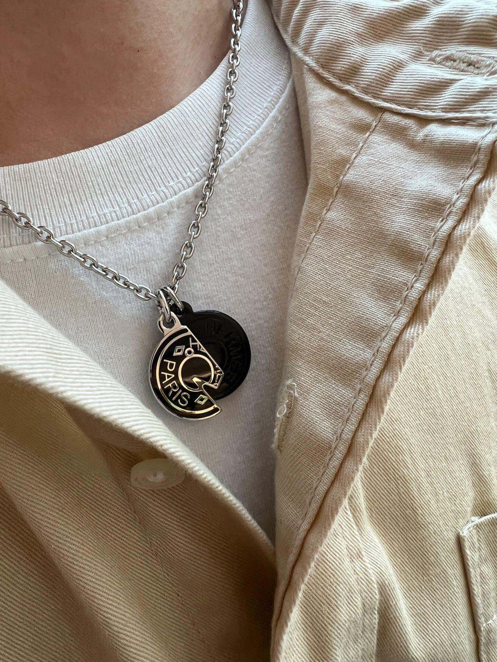 Carrousel Pendant Necklace with Bullhorn OT Clasp