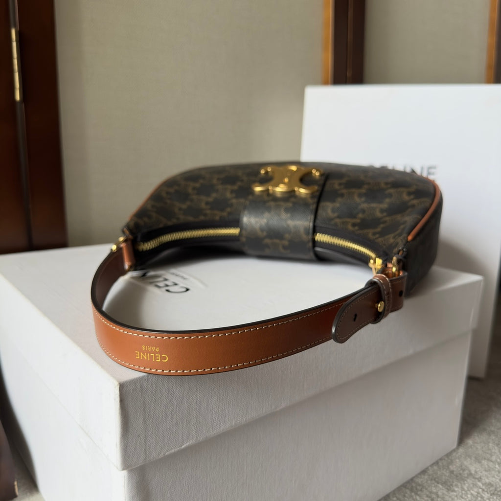 Ava Triomphe Canvas Underarm Bag