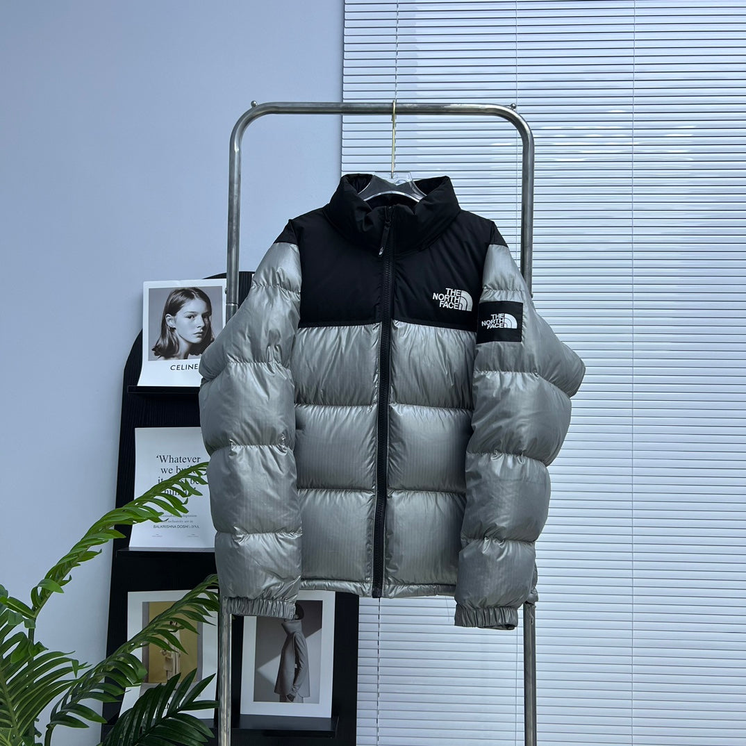 Large Check Series Down Jacket