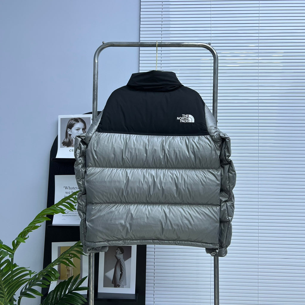 Large Check Series Down Jacket