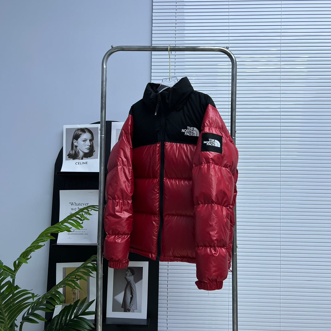 Large Check Series Down Jacket