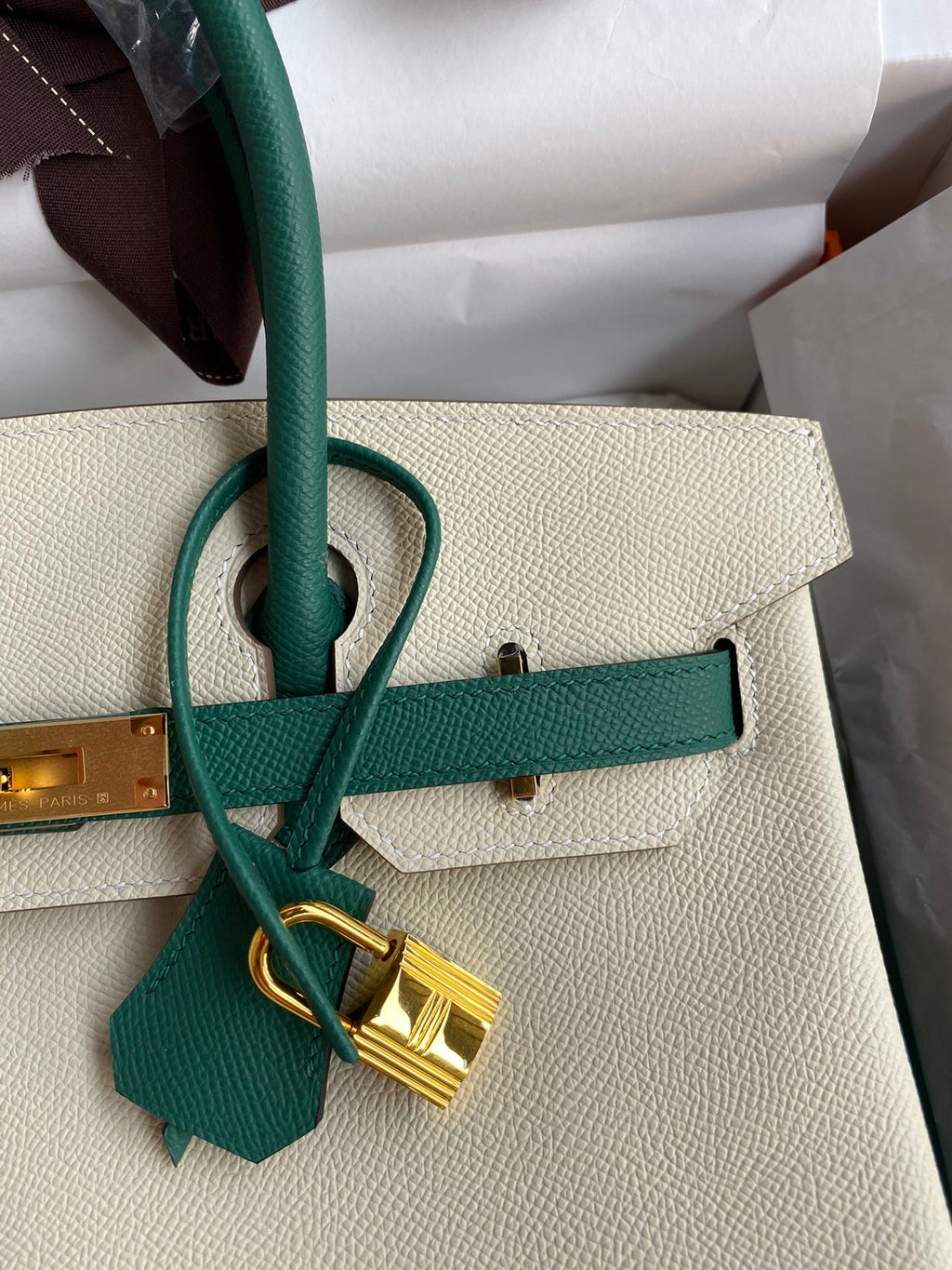 Birkin 30 Two-Tone Epsom Leather Bag