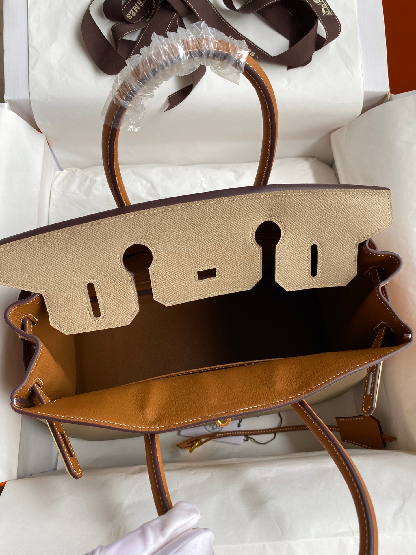 Birkin 30 Two-Tone Epsom Leather Bag