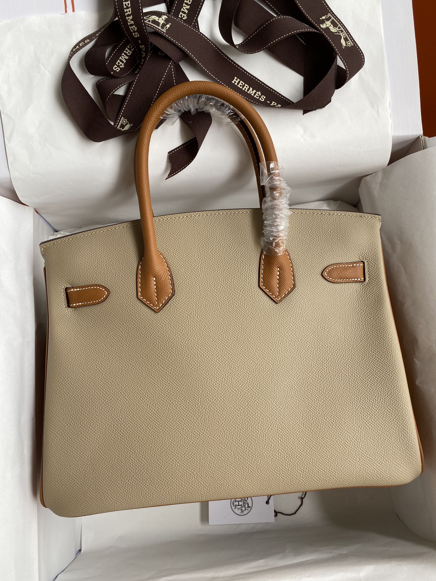 Birkin 30 Two-Tone Epsom Leather Bag