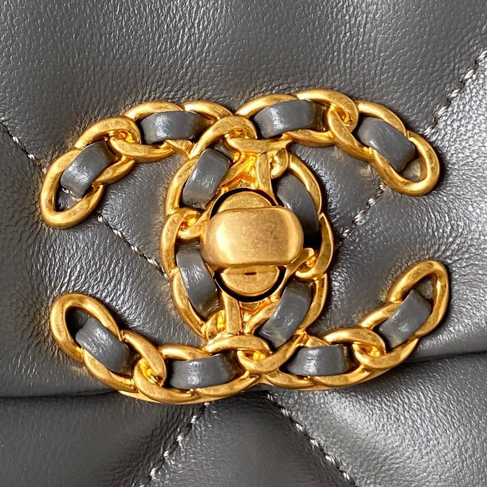 Quilted Half-Moon Lambskin Shoulder Bag