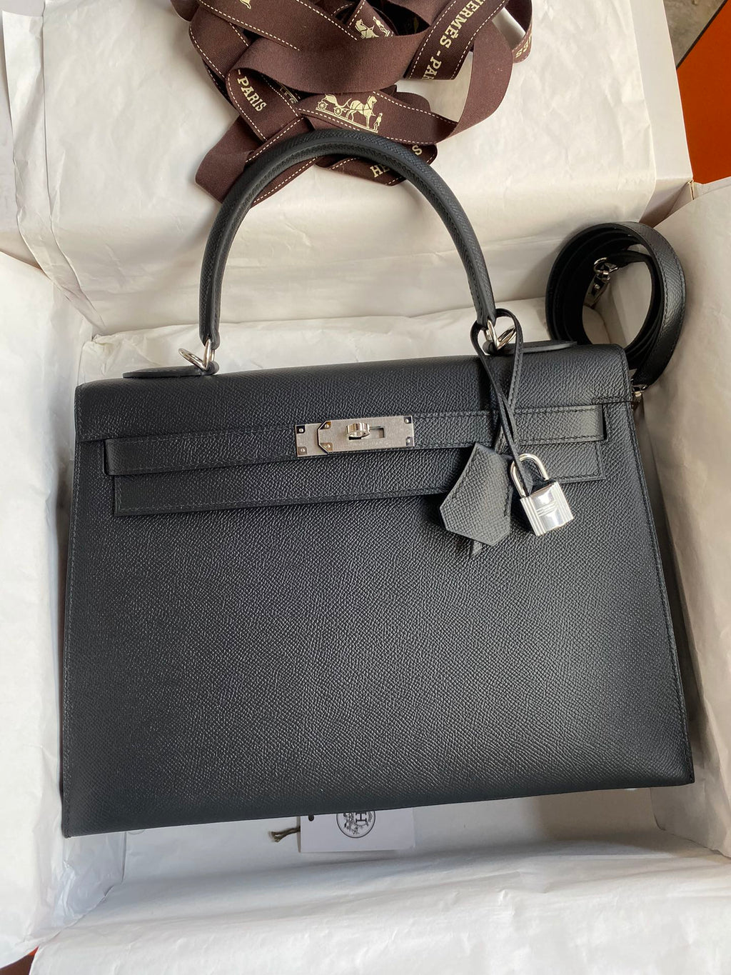 Kelly 32cm Epsom Leather Handbag